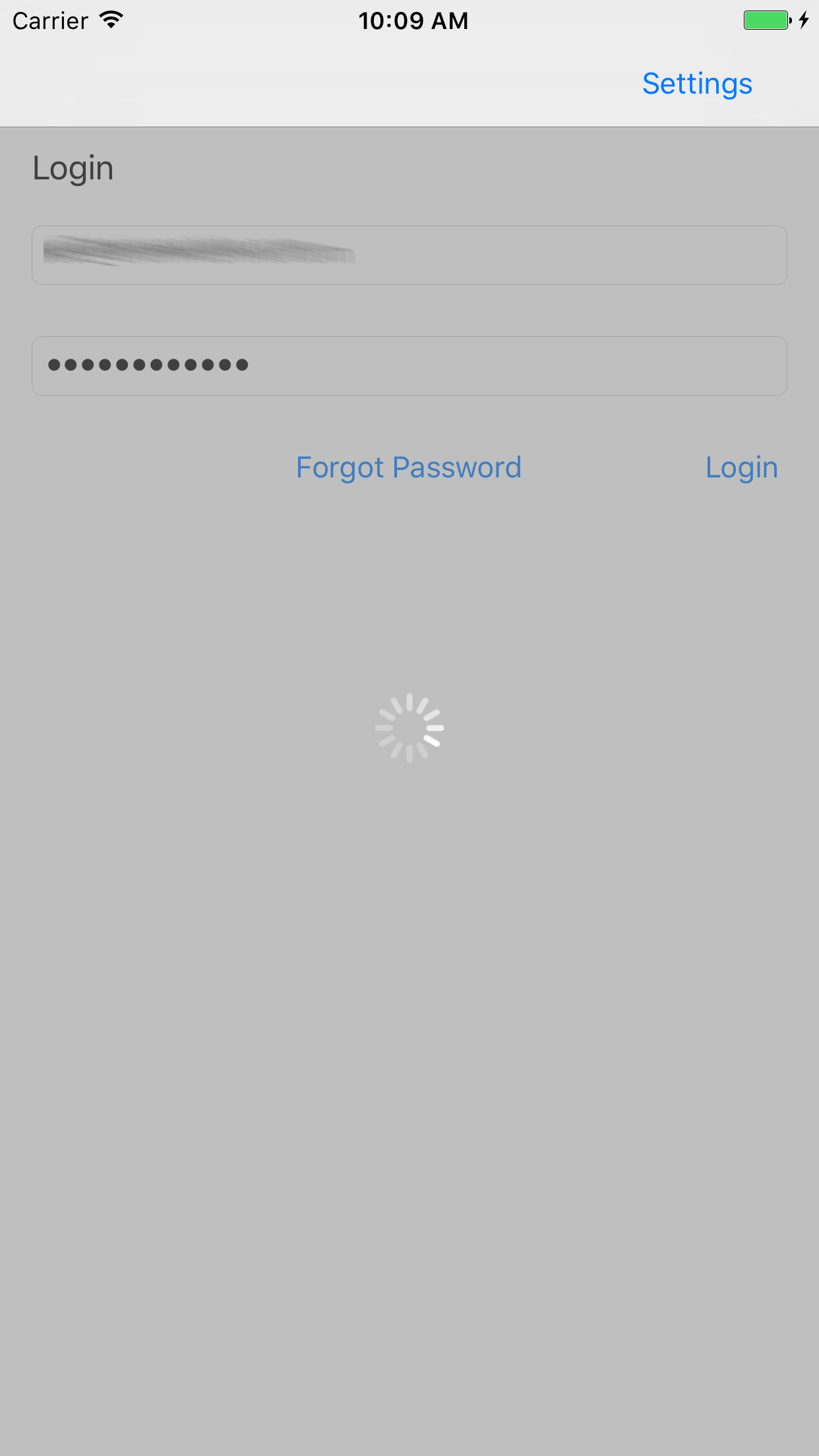 Loading screen for iOS in Swift